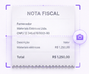 Leitura automática de nota fiscal
